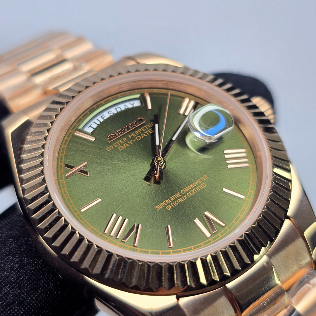 SEIKODAY-DATE ROSE GOLD