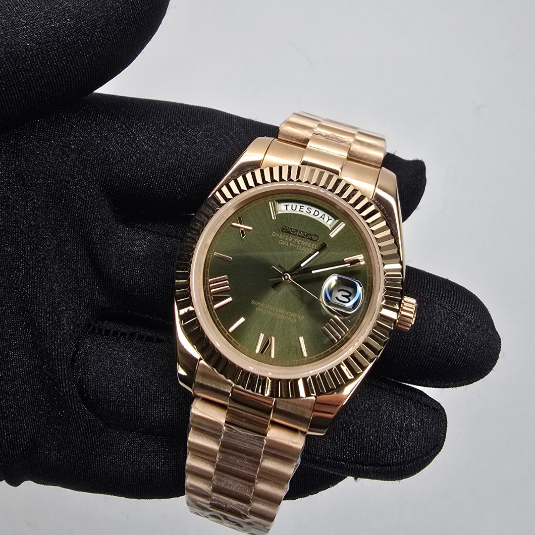 SEIKODAY-DATE ROSE GOLD