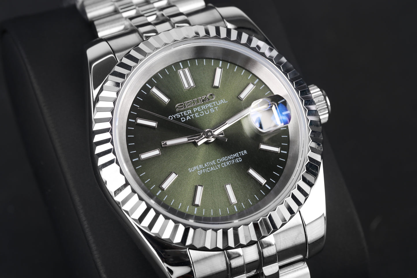 SEIKOJUST MINT GREEN 39MM
