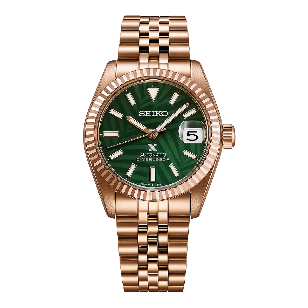SEIKOJUST ROSE GOLD 36MM