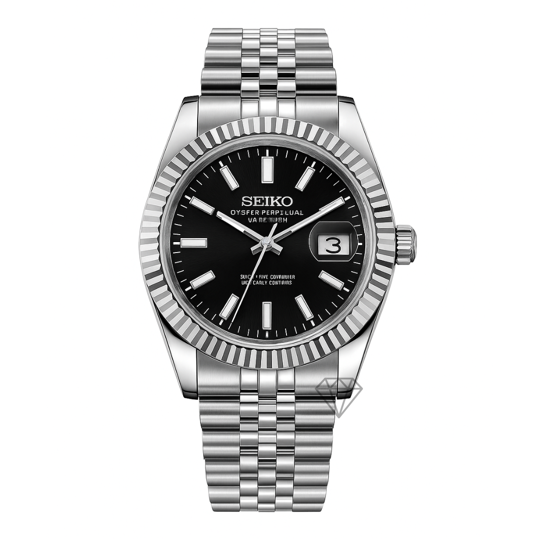 SEIKOJUST BLACK 39MM
