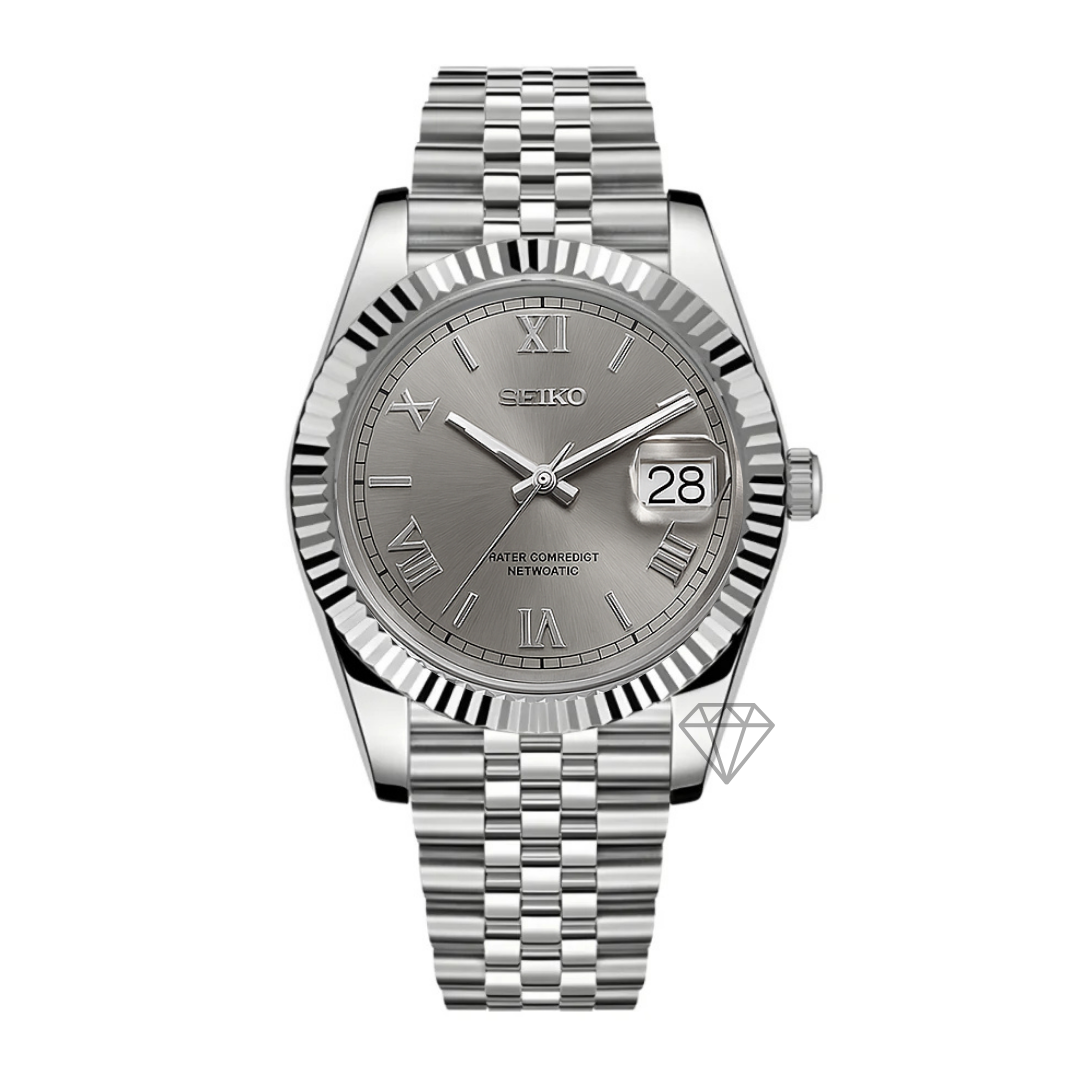 SEIKOJUST ROMAN GREY 39MM
