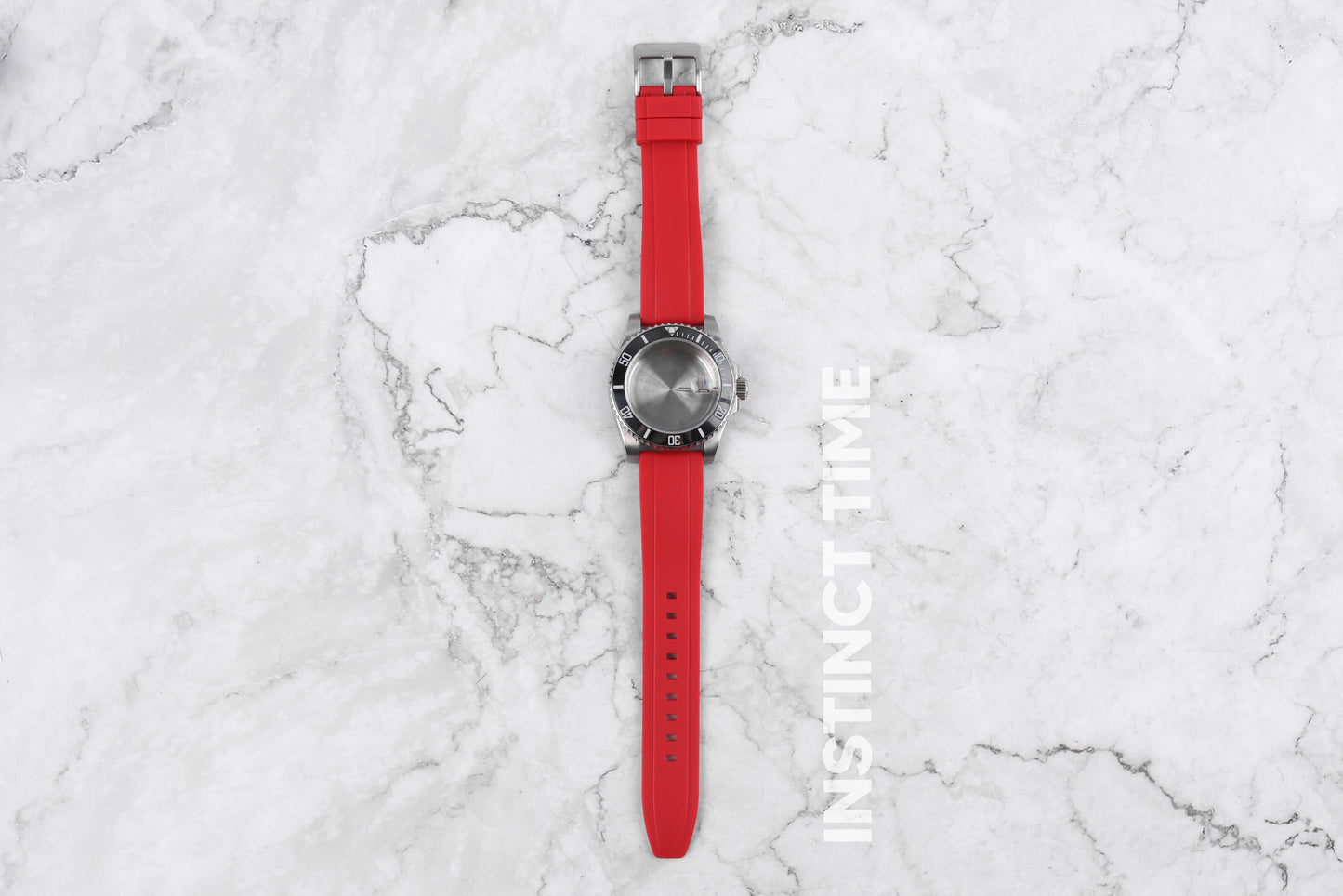 Vulcanized FKM Rubber Watch Strap 20mm