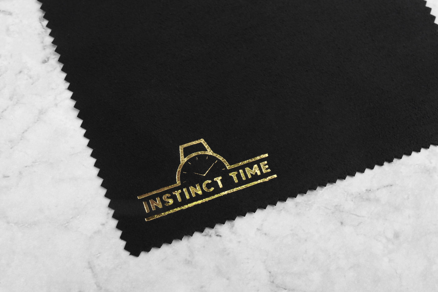 Black Suede Watch Cleaning Cloth