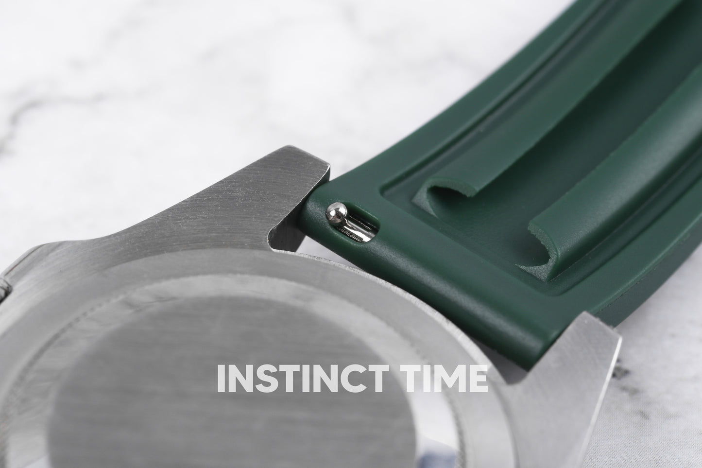Vulcanized FKM Rubber Watch Strap 20mm