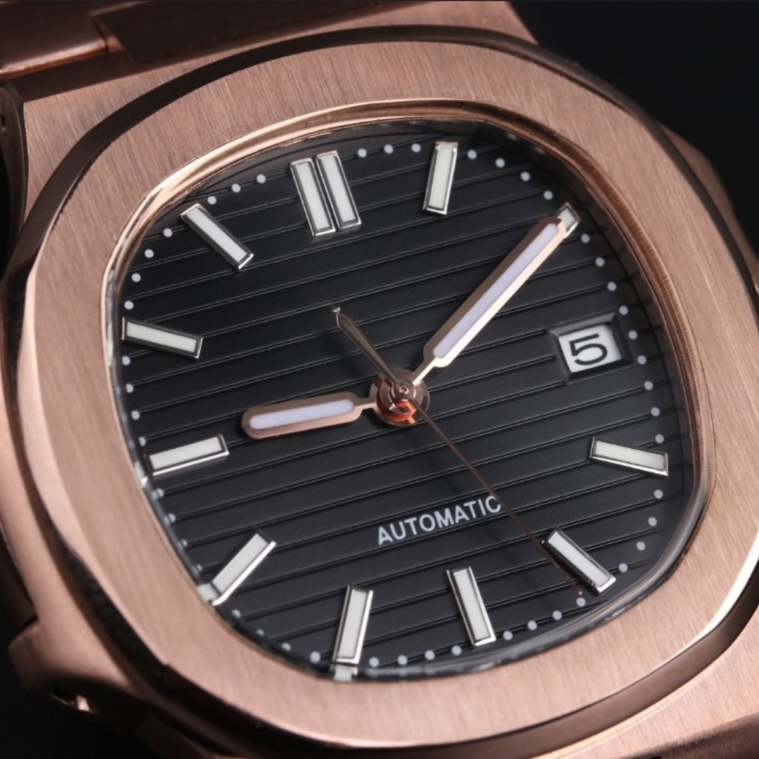 NAUTIKO ROSE GOLD BLACK