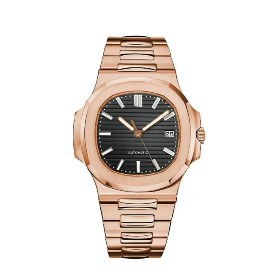 NAUTIKO ROSE GOLD BLACK