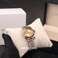 SEIKOJUST GOLD DIAMOND DIAL 31mm