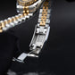 SEIKJUST 39mm GOLD DIAMOND DIAL