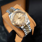 SEIKJUST 39mm GOLD DIAMOND DIAL