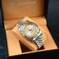 SEIKJUST 39mm GOLD DIAMOND DIAL
