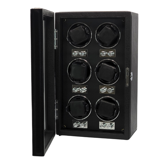 Luxe Shield 6-Watch Automatic Winder Case