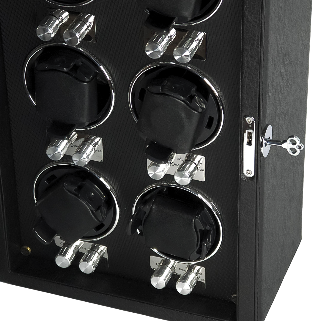 Luxe Shield 6-Watch Automatic Winder Case