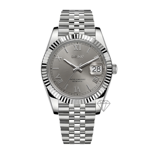 SEIKOJUST ROMAN GREY 39MM