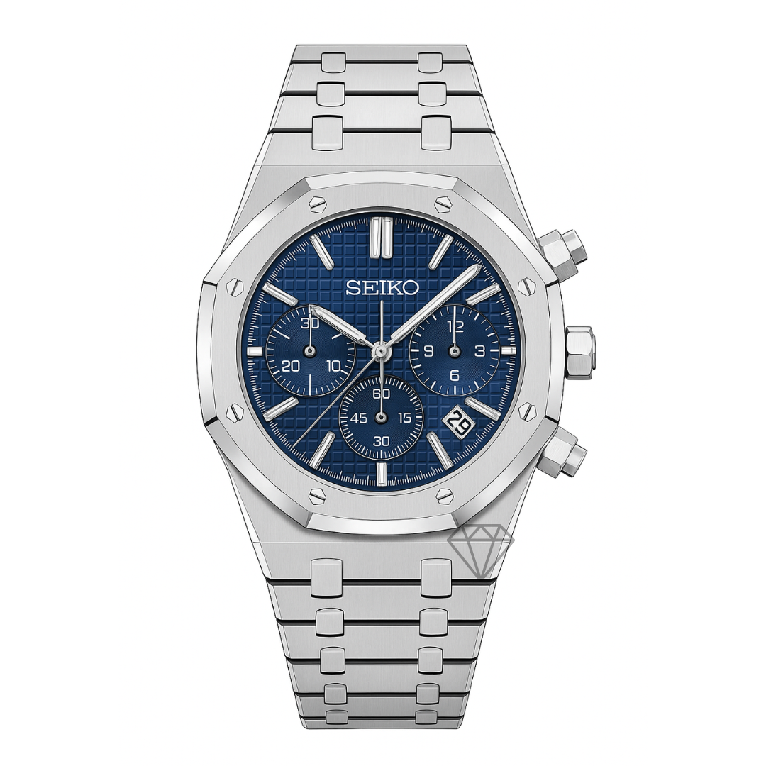ROYAL SEIKOAK BLUE CHRONOGRAPH