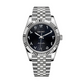 SEIKOJUST BLACK SUNBURST ARABIC 39MM