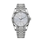 SEIKOJUST WHITE SUNBURST ARABIC 39MM WATCH