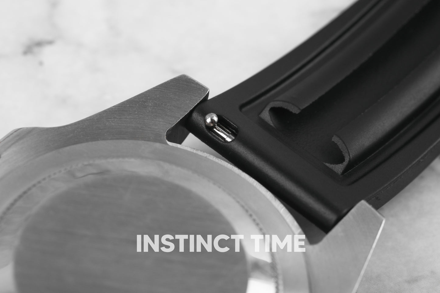 Vulcanized FKM Rubber Watch Strap 20mm