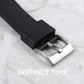 Vulcanized FKM Rubber Watch Strap 20mm