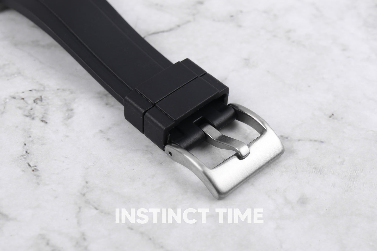Vulcanized FKM Rubber Watch Strap 20mm