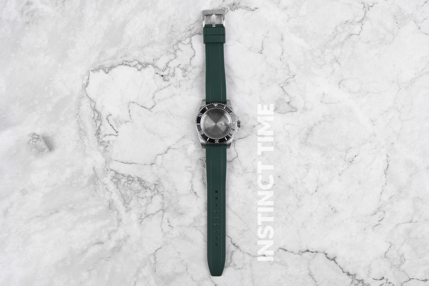 Vulcanized FKM Rubber Watch Strap 20mm