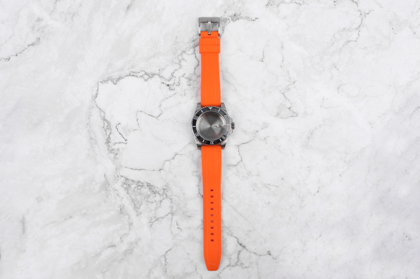 Vulcanized FKM Rubber Watch Strap 20mm