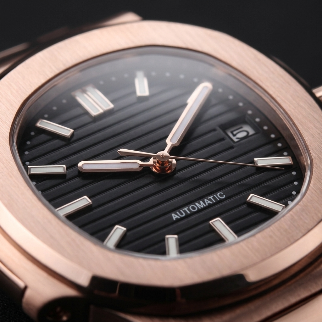 NAUTIKO ROSE GOLD BLACK