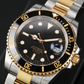 SEIKMARINER GOLD & BLACK