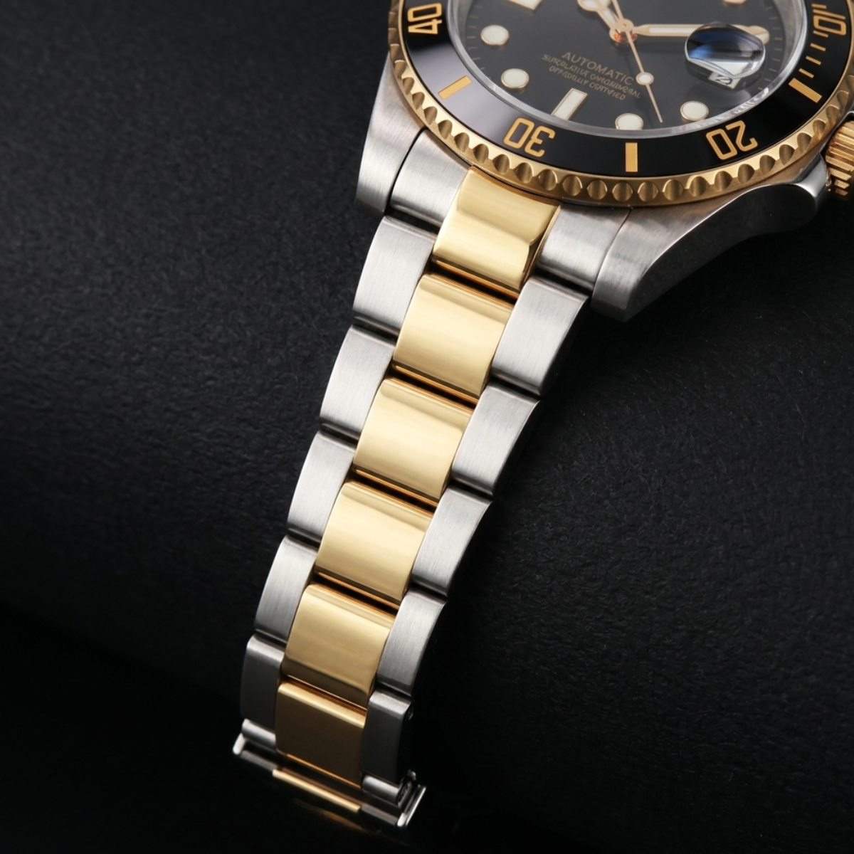 SEIKMARINER GOLD & BLACK