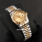 SEIKJUST GOLD DIAMOND DIAL 31mm