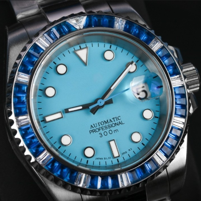 SEIKMARINER ICED BLUE