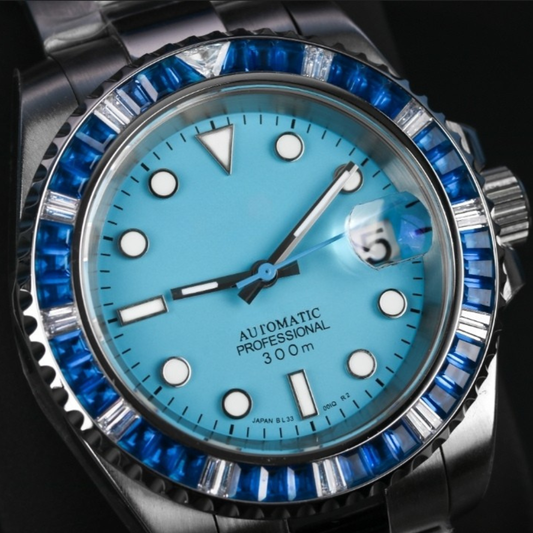 SEIKMARINER ICED BLUE