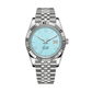 SEIKJUST PLATINUM BLUE 39MM