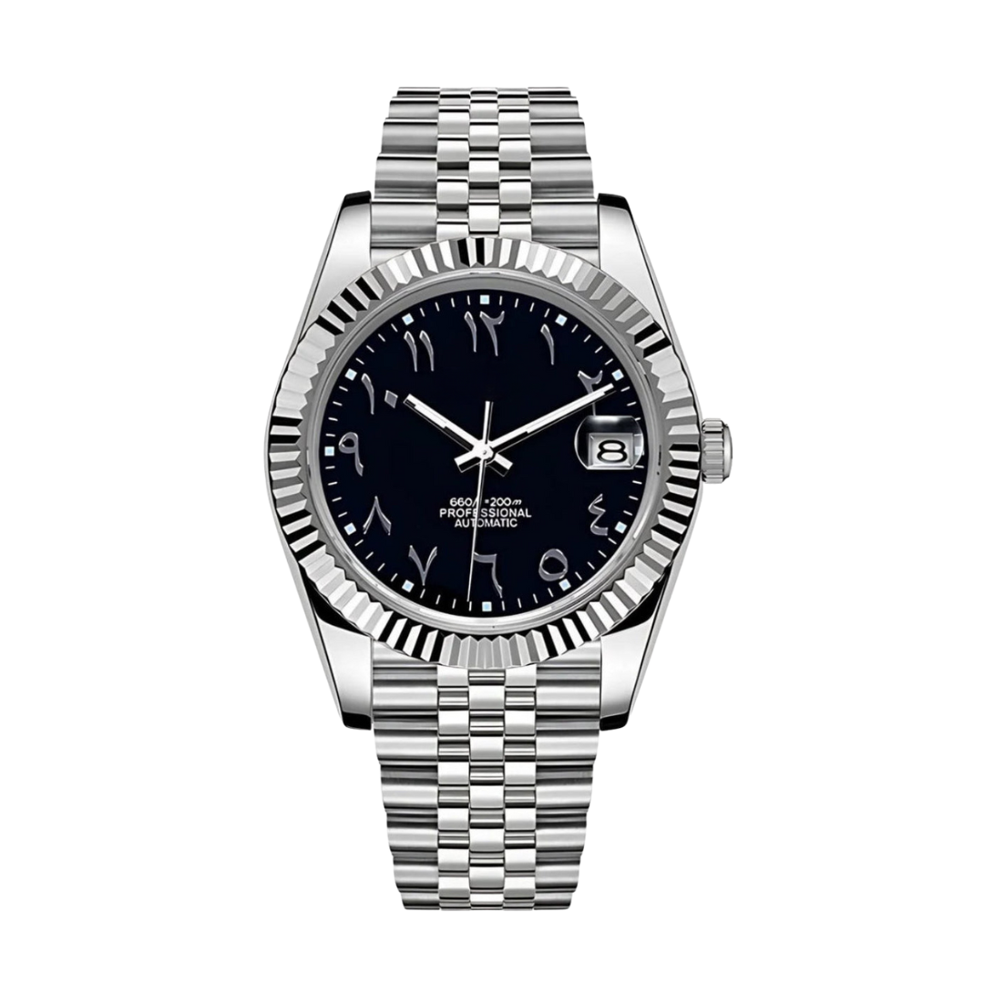 SEIKJUST BLACK ARABIC 39MM