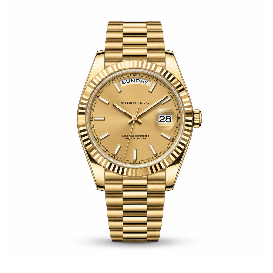 VINTAGE GOLD-DAY 39MM