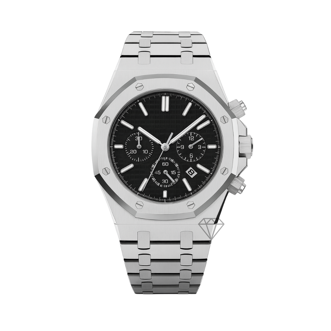 ROYAL SEIKOAK BLACK CHRONOGRAPH