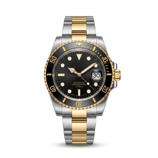 SEIKMARINER GOLD & BLACK