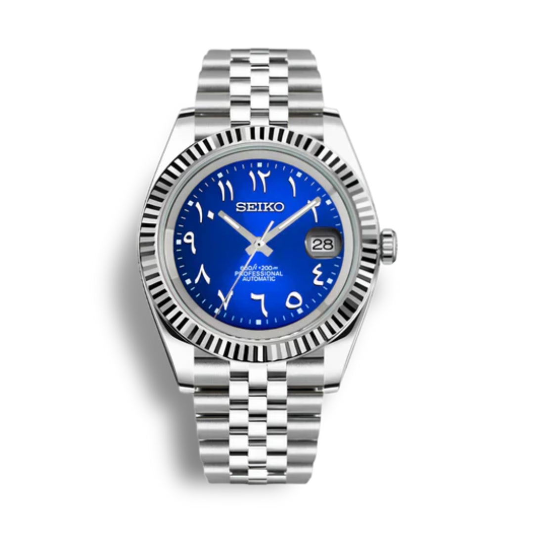 SEIKOJUST 39MM BLUE ARABIC