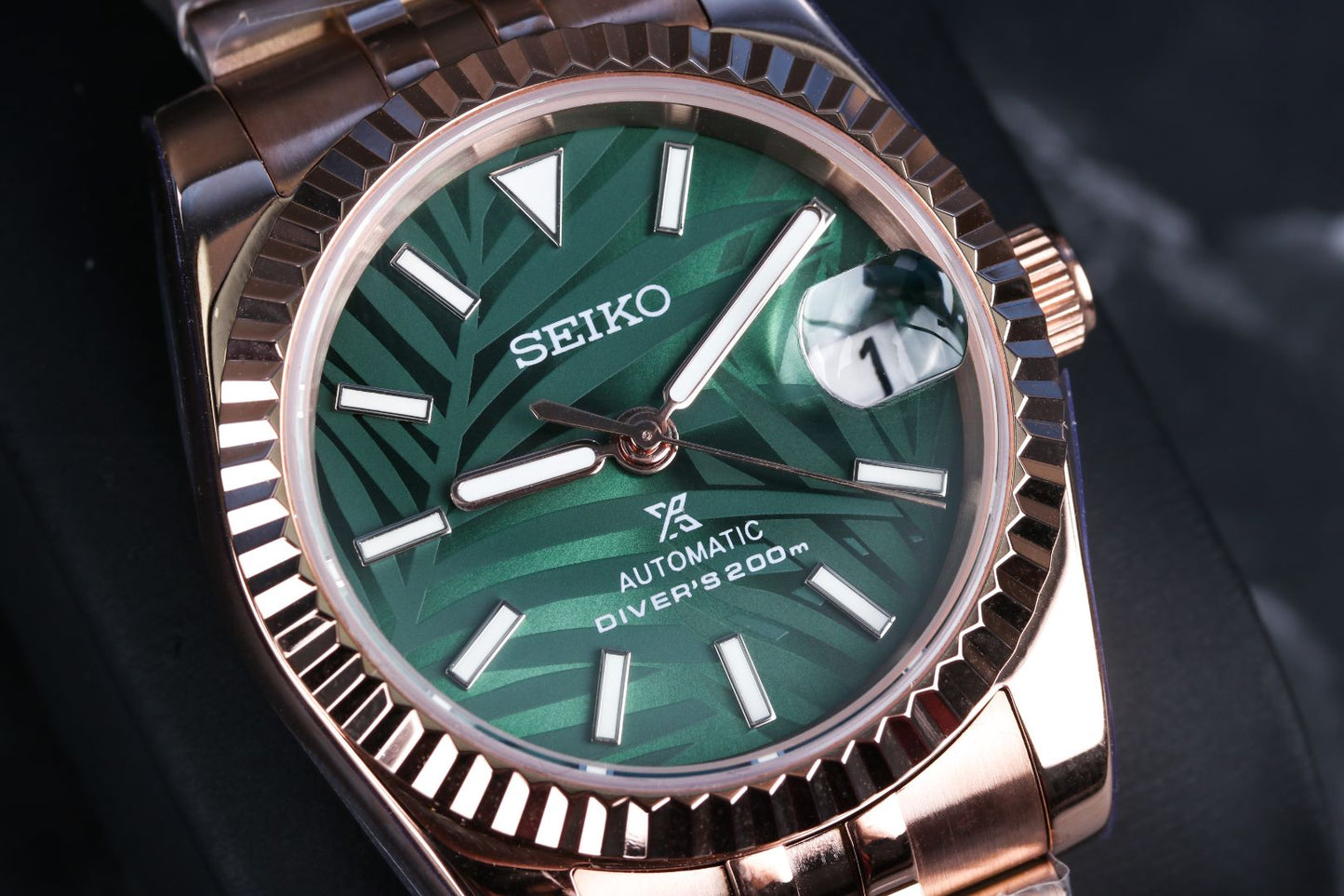 SEIKOJUST ROSE GOLD 36MM