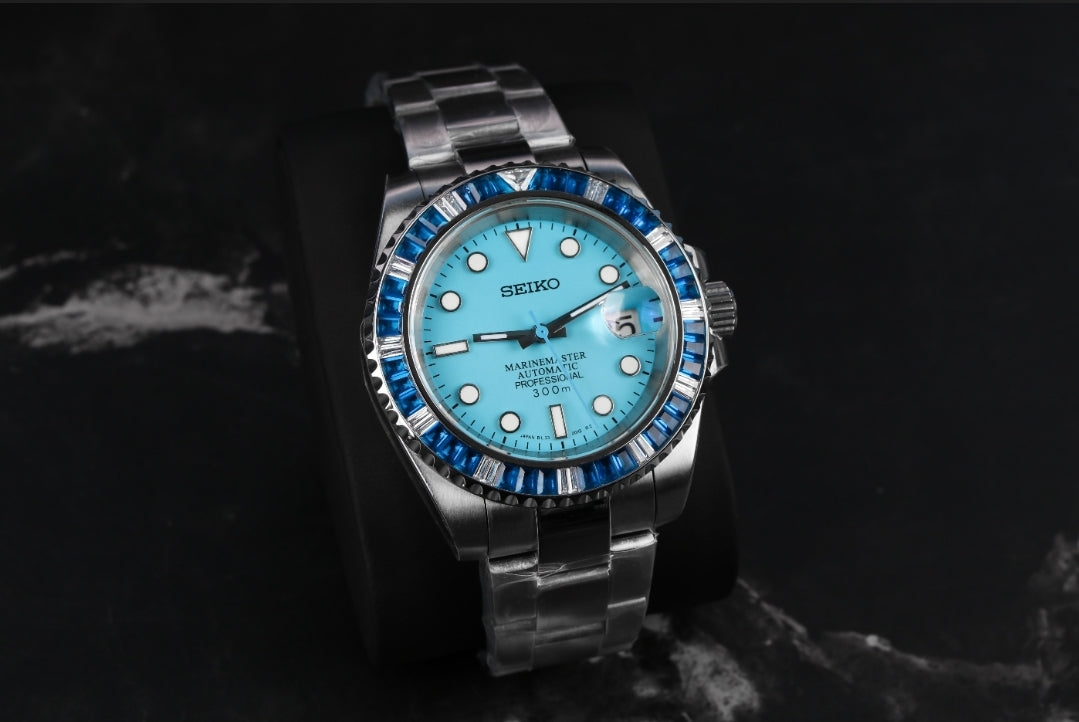 SEIKOMARINER ICED BLUE