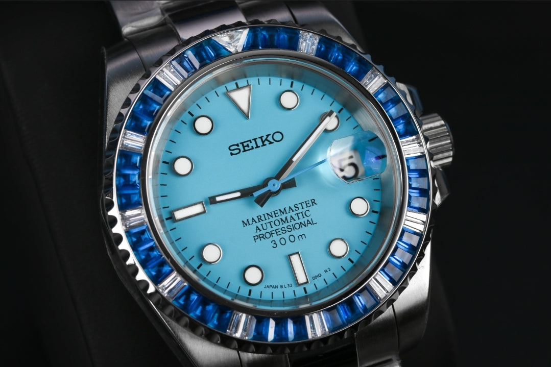 SEIKOMARINER ICED BLUE